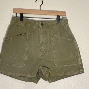 Madewell Green Chino Women's Cargo Shorts